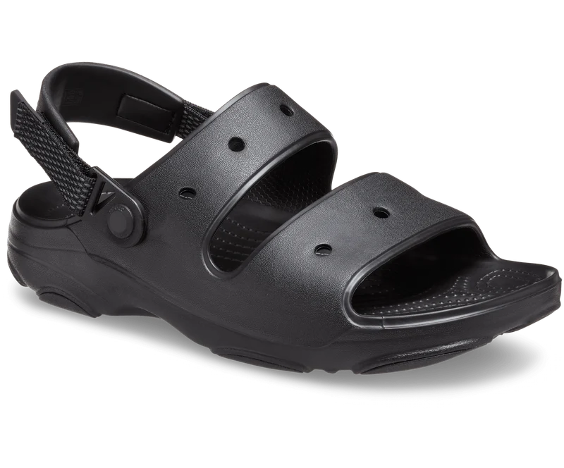 Crocs Klassische Unisex-All-Terrain-Sandale – Schwarz