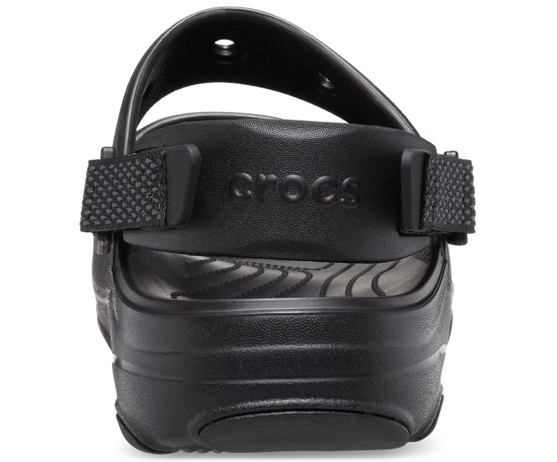 Crocs Klassische Unisex-All-Terrain-Sandale – Schwarz