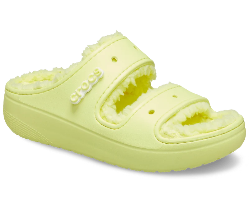 Crocs Unisex Classic Cozzzy gefütterte Sandale – Schwefel