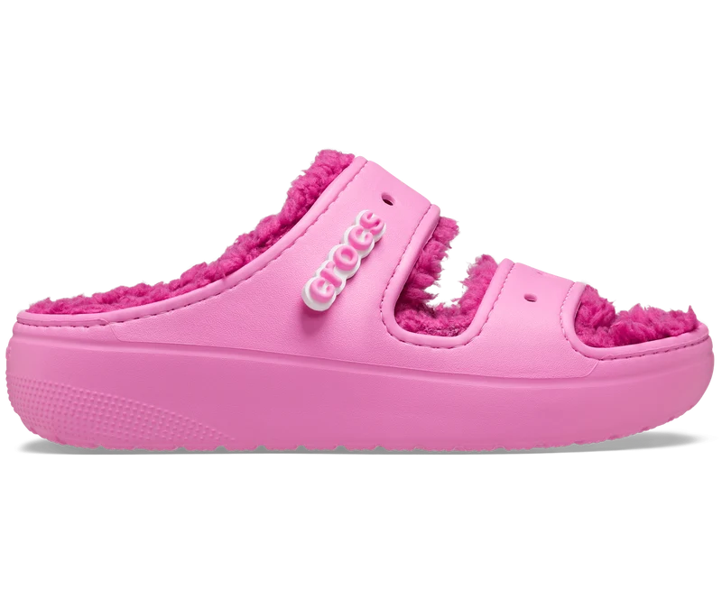 Crocs Unisex Classic Cozzzy gefütterte Sandale – Taffy Pink