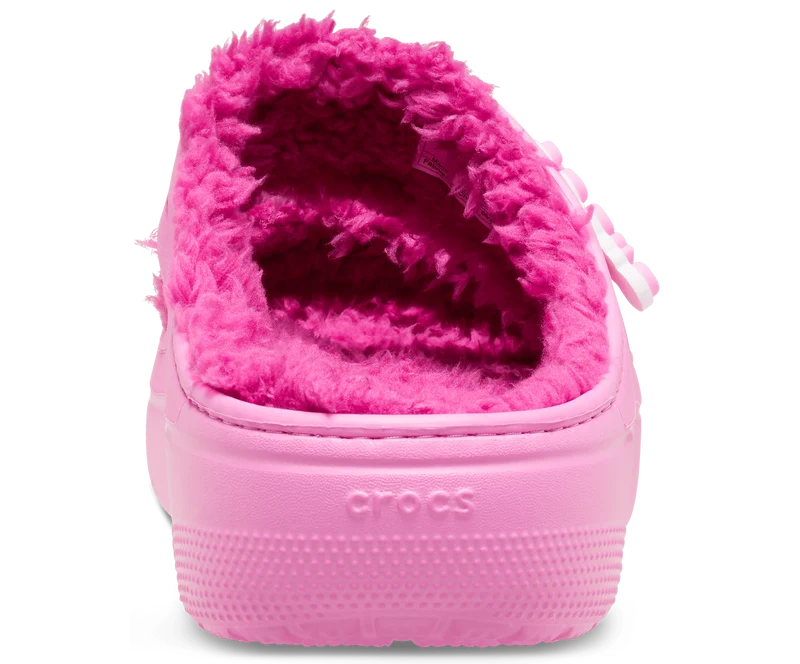 Crocs Unisex Classic Cozzzy gefütterte Sandale – Taffy Pink