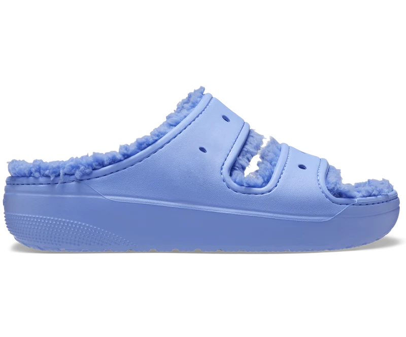 Crocs Klassische Unisex-Sandale mit Cozzzy-Futter – Moon Jelly