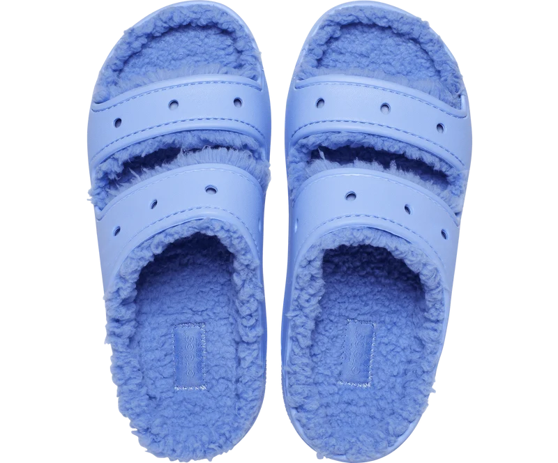 Crocs Klassische Unisex-Sandale mit Cozzzy-Futter – Moon Jelly