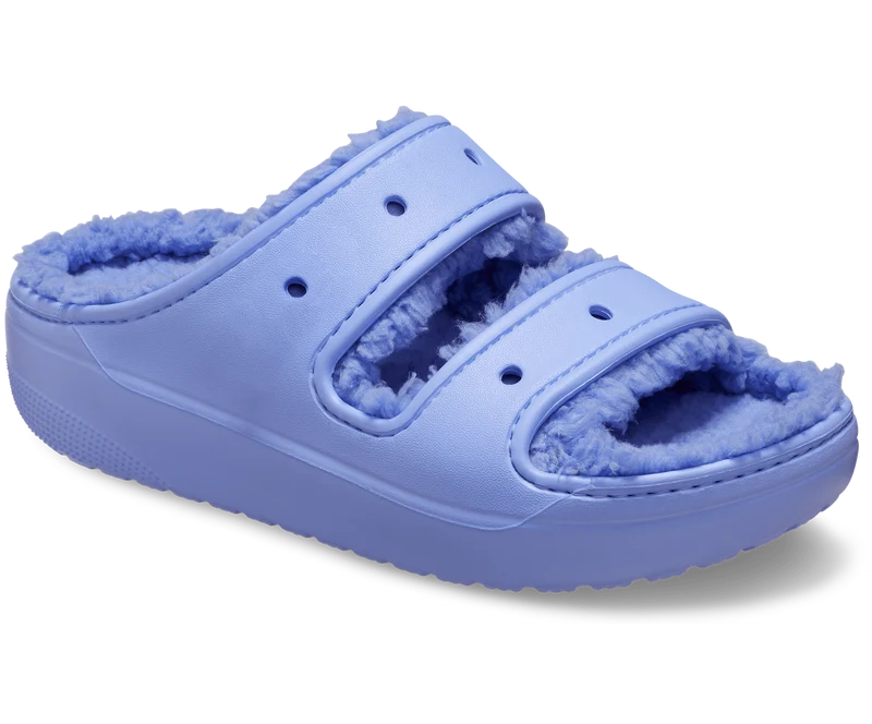Crocs Klassische Unisex-Sandale mit Cozzzy-Futter – Moon Jelly