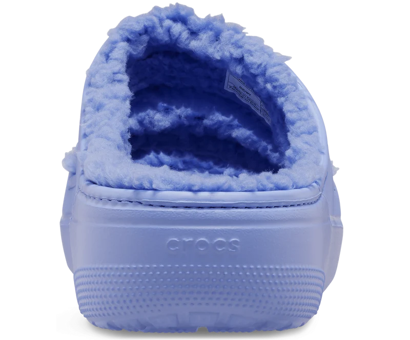 Crocs Klassische Unisex-Sandale mit Cozzzy-Futter – Moon Jelly