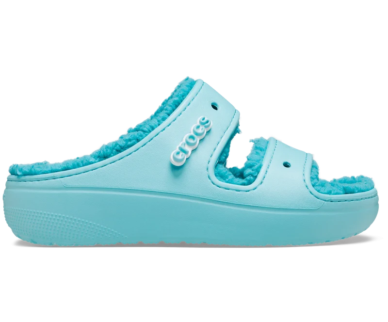 Crocs Unisex Classic Cozzzy gefütterte Sandale – Pure Water