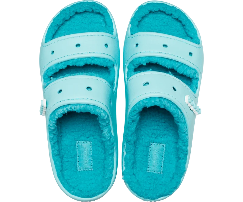 Crocs Unisex Classic Cozzzy gefütterte Sandale – Pure Water