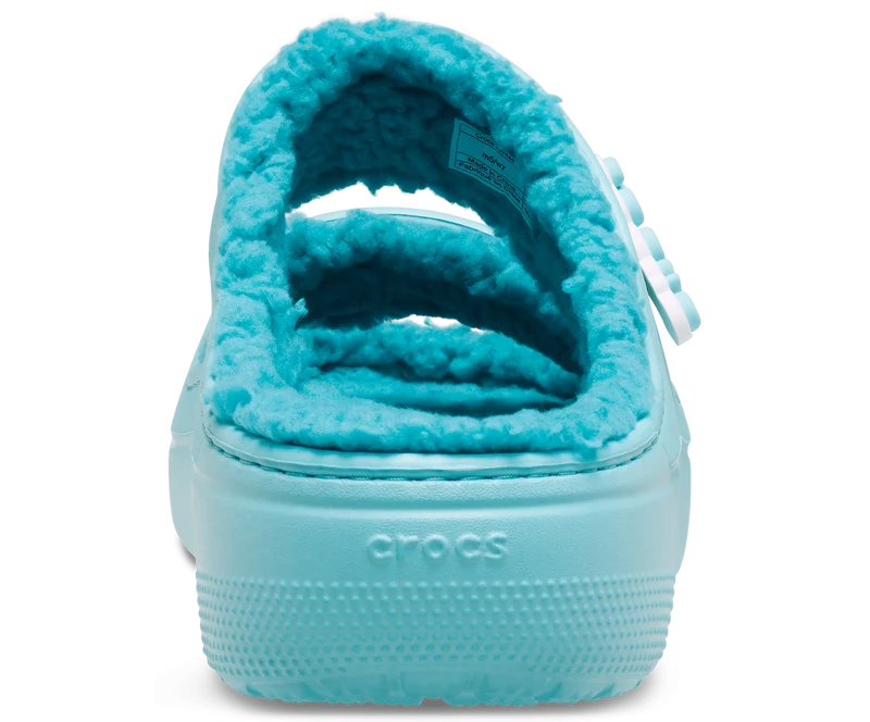 Crocs Unisex Classic Cozzzy gefütterte Sandale – Pure Water