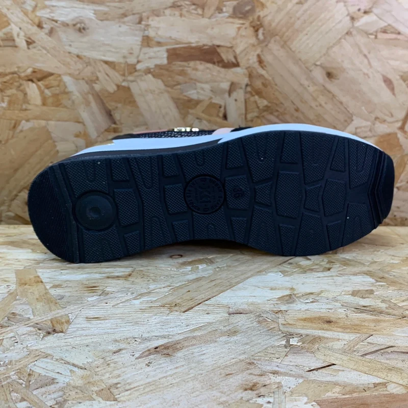 Xti Modische Damen-Sneaker mit Keilabsatz – Schwarz