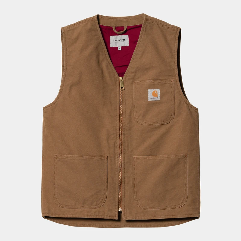 Carhartt WIP Arbor-Weste für Herren – Hamilton Brown