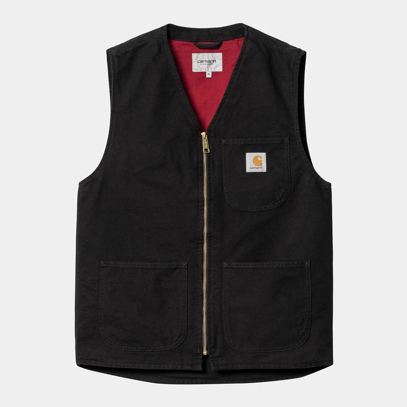 Carhartt WIP Arbor-Weste für Herren – Schwarz