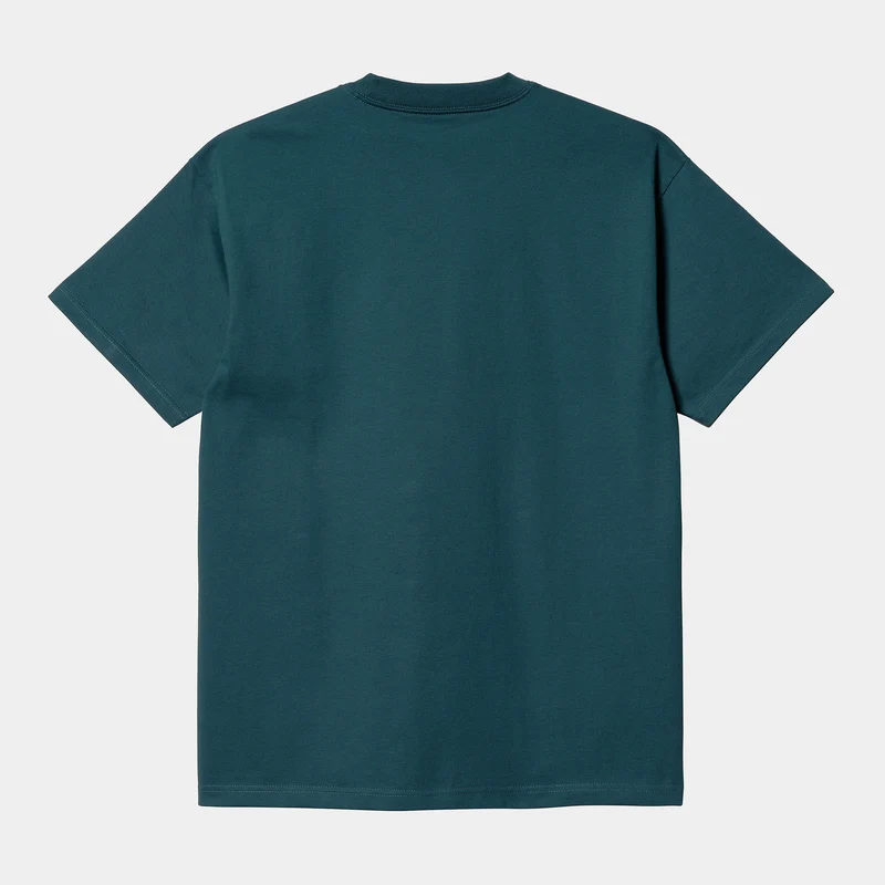 Carhartt WIP Herren Coin Kurzarm-T-Shirt – Botanic