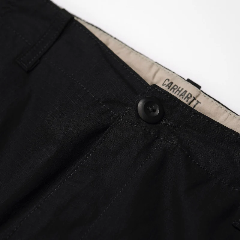 Carhartt WIP Herren-Luftfahrthose – Schwarz gespült
