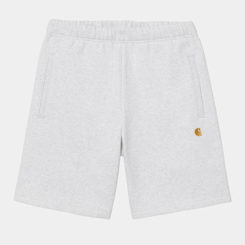 Carhartt WIP Herren Chase Sweat Short – Ash Heather