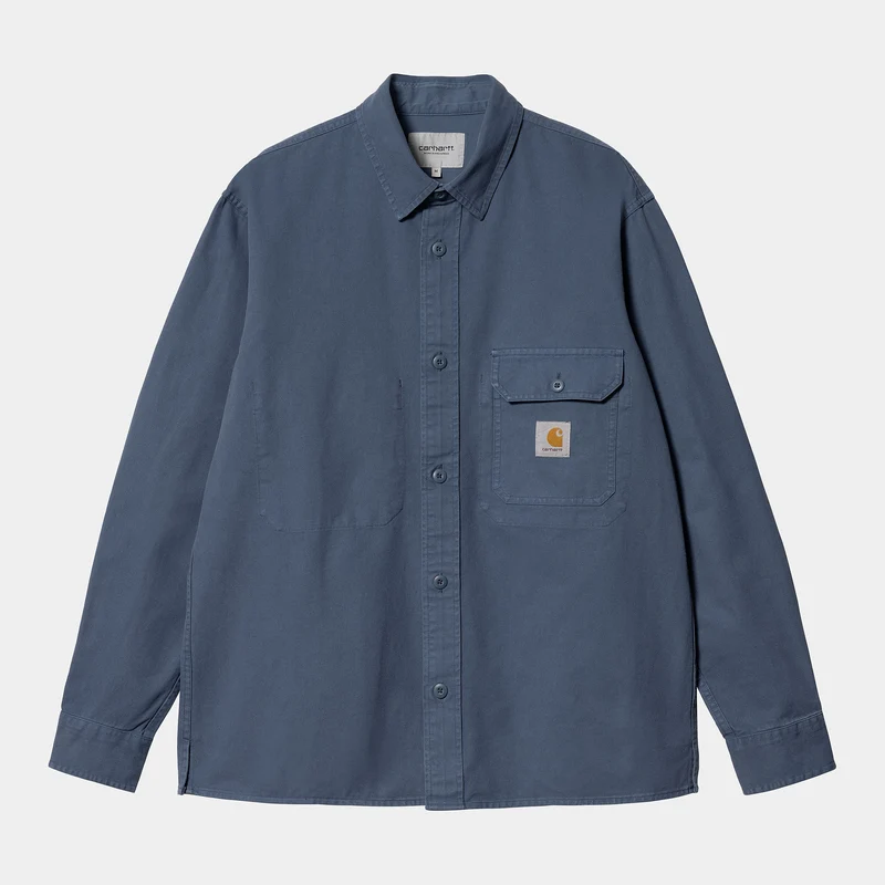 Carhartt WIP Herren Reno Hemdjacke – Sturmblau