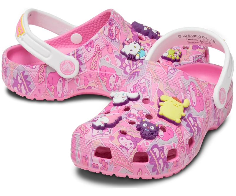 Crocs Kinderklassiker Hello Kitty Clog – Rosa