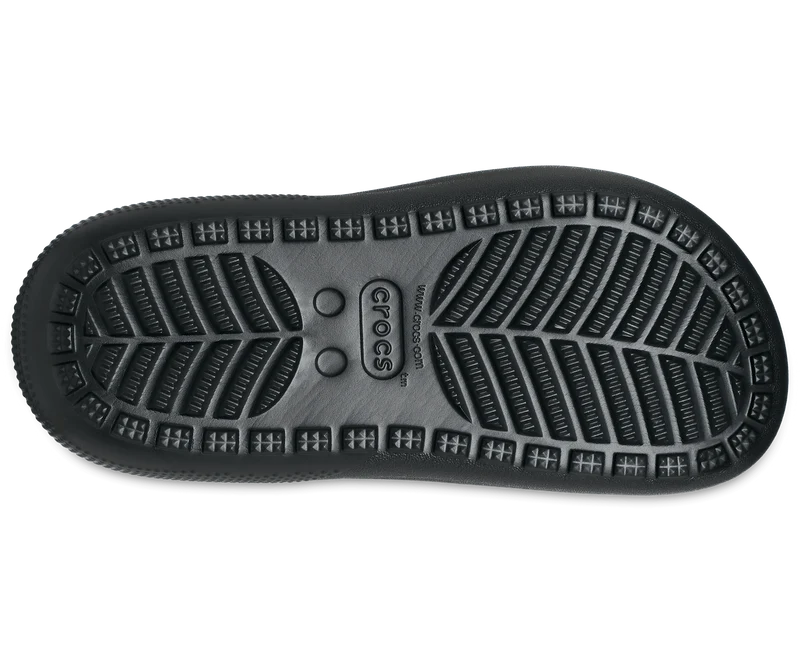 Crocs Klassischer Cutie-Plateau-Clog für Kinder – Schwarz