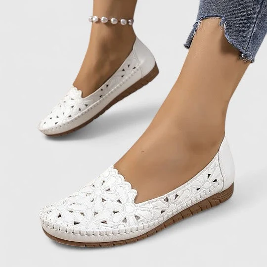 Marlena | Damen Durchbrochene Ballerinas