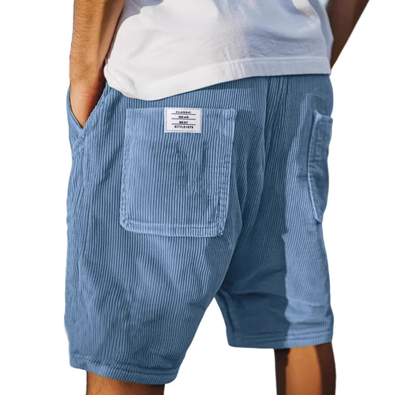 Jasper | Herren Cord Shorts mit elastischem Bund