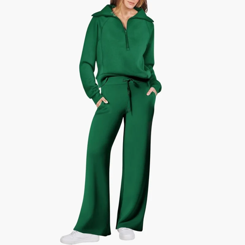 Katarina | Damen Trainingsanzug Set mit Halbzip