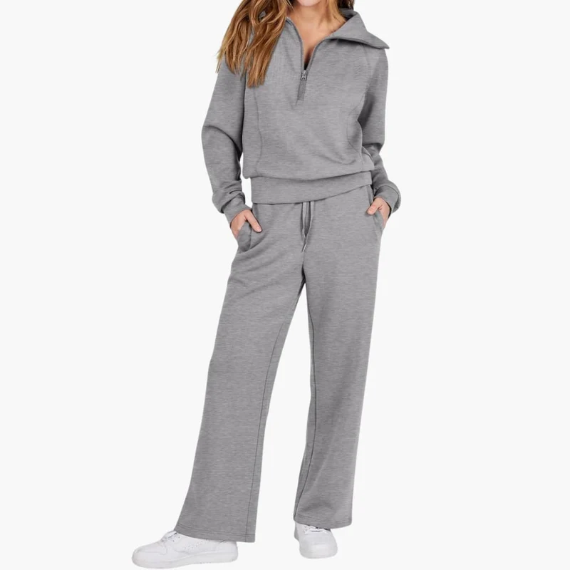 Katarina | Damen Trainingsanzug Set mit Halbzip