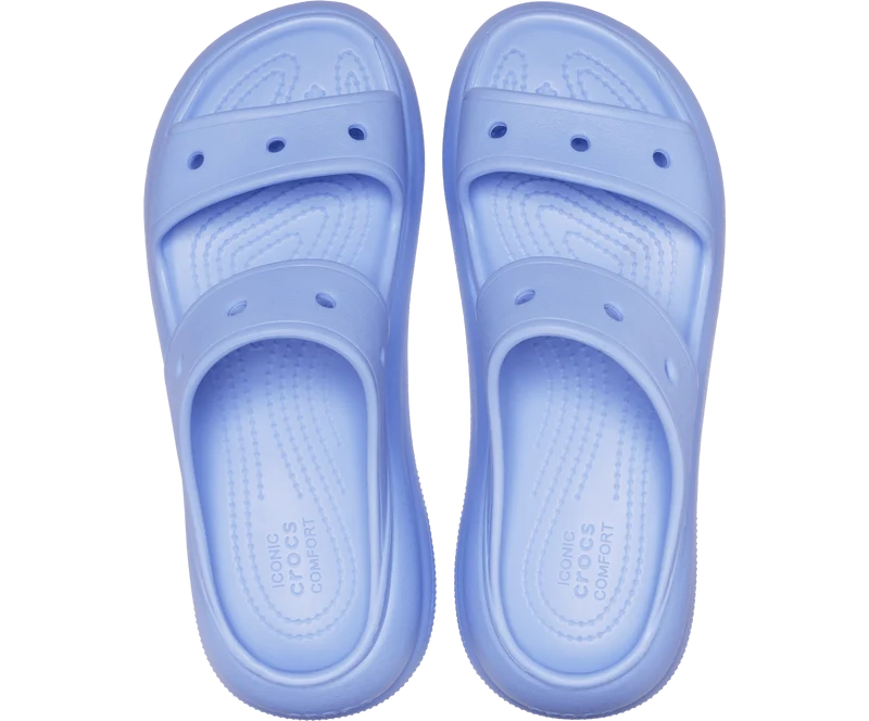 Crocs Unisex Classic Crush Sandale – Moon Jelly