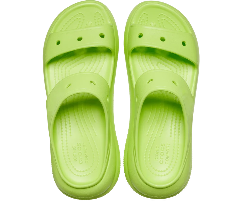 Crocs Unisex Classic Crush Sandale – Limeade