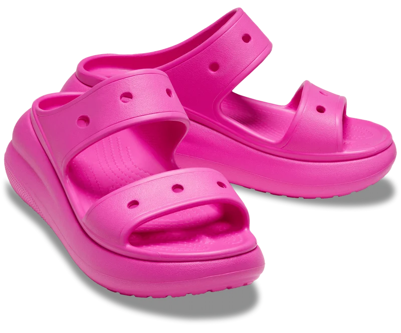 Crocs Unisex Classic Crush Sandale – Saftrosa
