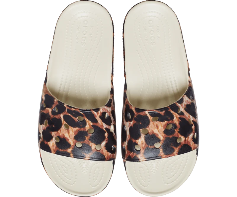 Crocs Unisex Classic Animal Remix Slide – Knochen