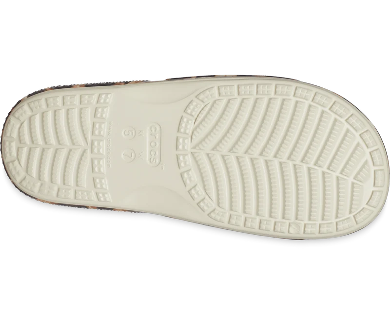 Crocs Unisex Classic Animal Remix Slide – Knochen