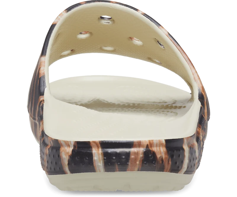 Crocs Unisex Classic Animal Remix Slide – Knochen