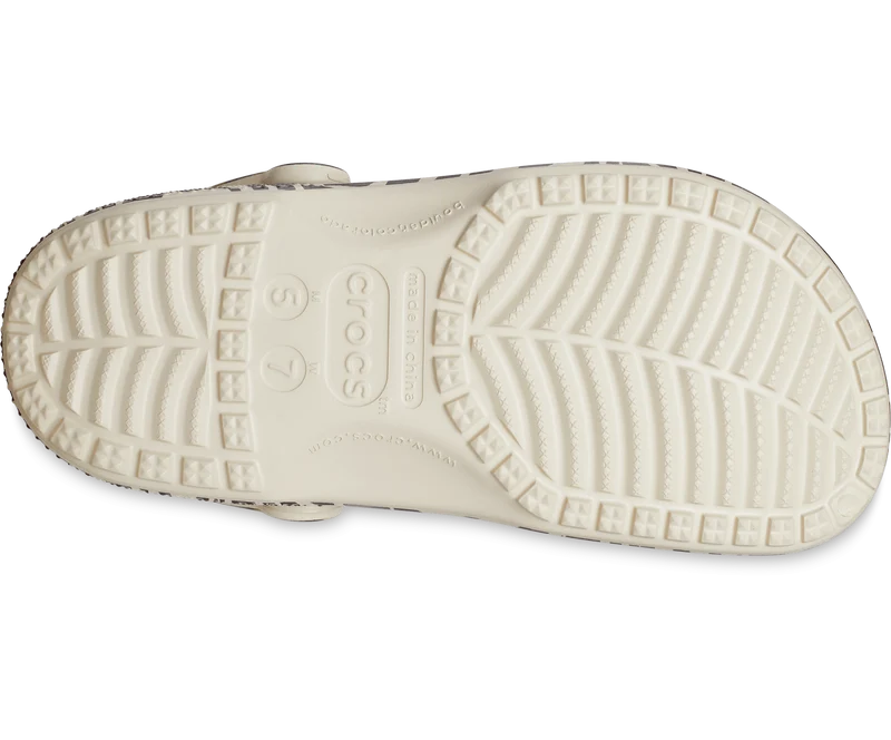Crocs Unisex Classic Animal Remix Clog – Knochen / Multi