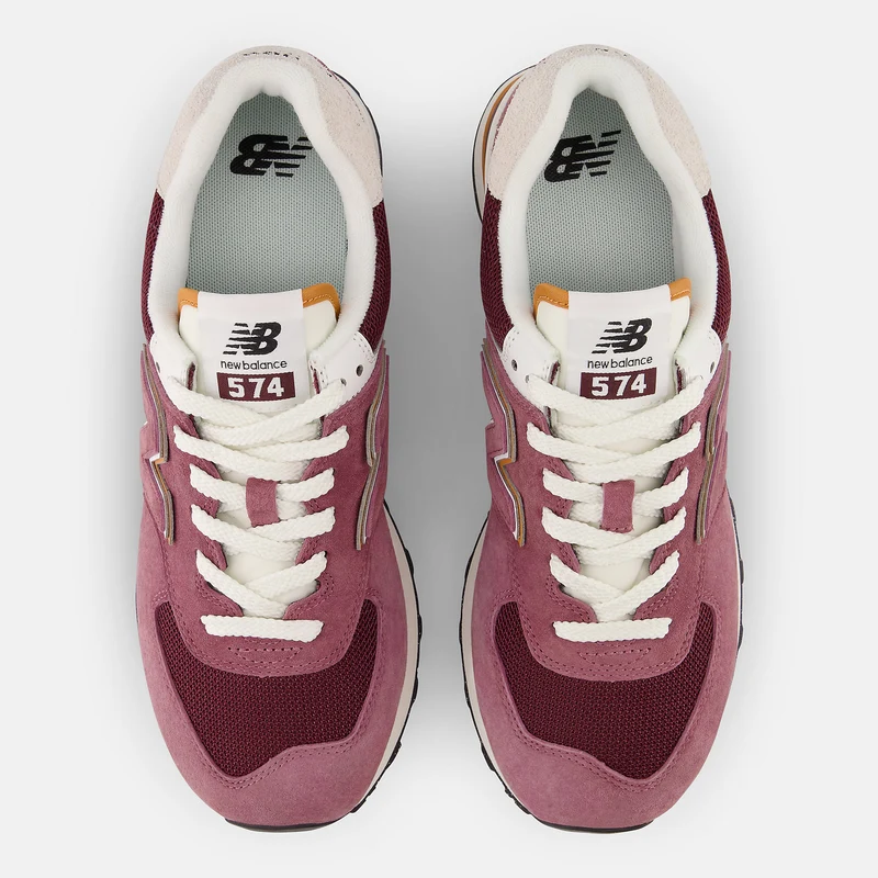 New Balance Herren 574 Fashion Trainer – Burgunderrot