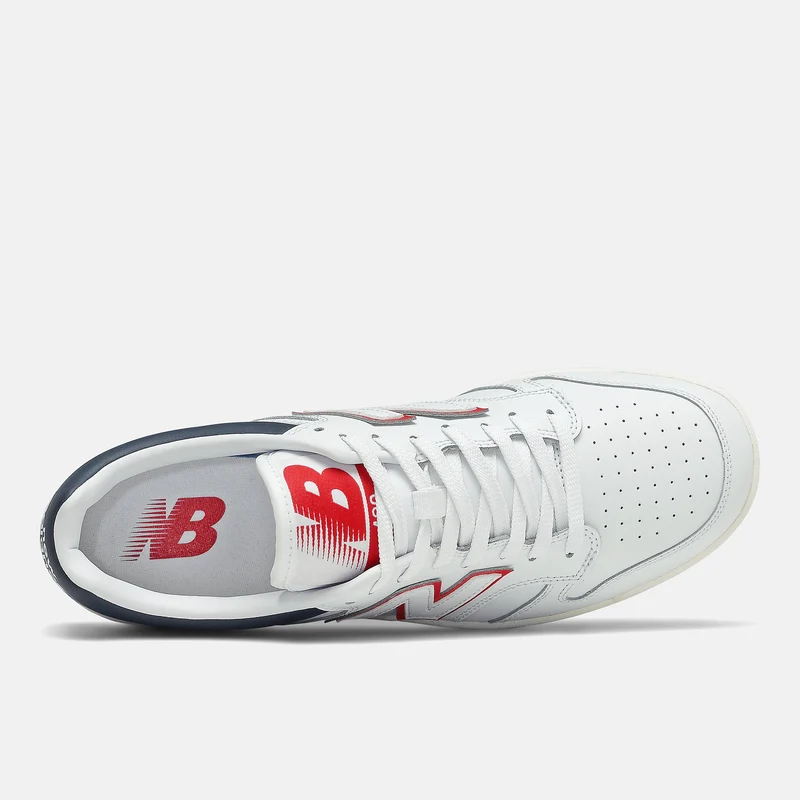 New Balance Basketball-Mode-Turnschuhe für Herren – Weiß/Rot