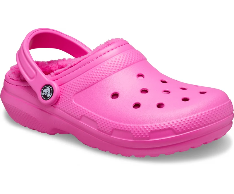 Crocs Unisex-Klassiker Lined Clog - Elektrisches Pink