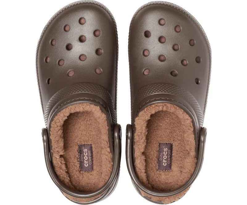 Crocs Unisex-Klassiker Lined Clog Espresso / Walnuss