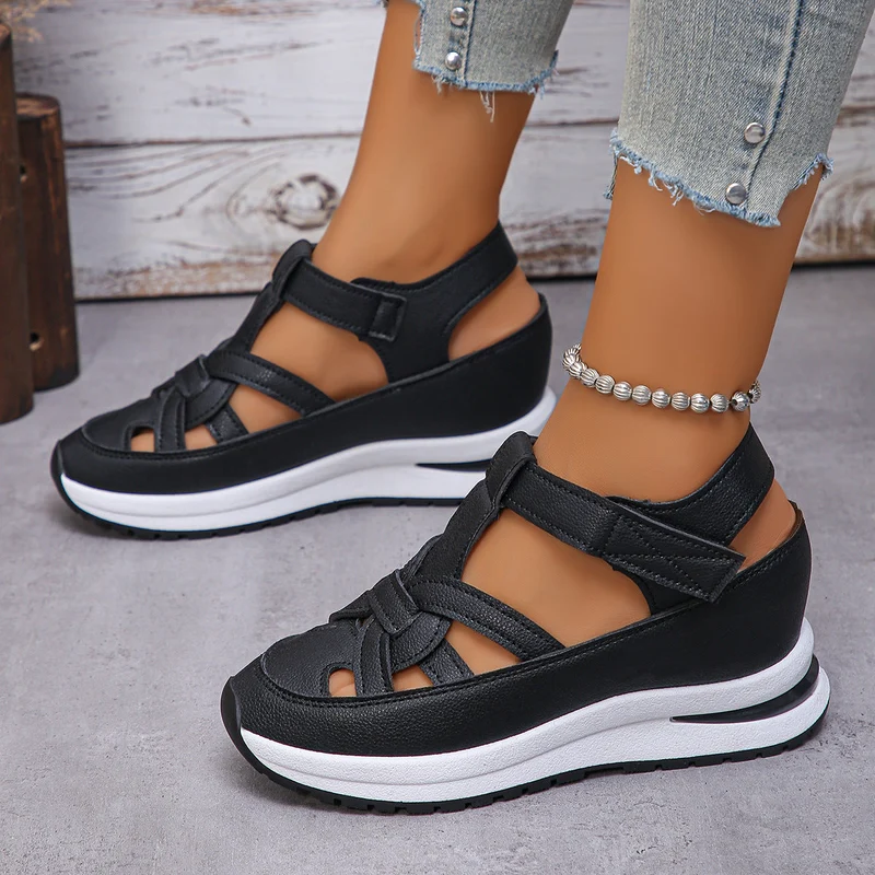 Alysson | Modische Orthopädische Klettsandalen