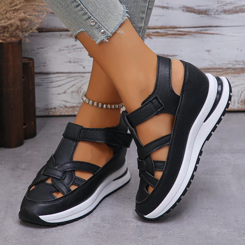Alysson | Modische Orthopädische Klettsandalen