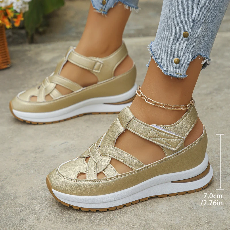 Alysson | Modische Orthopädische Klettsandalen