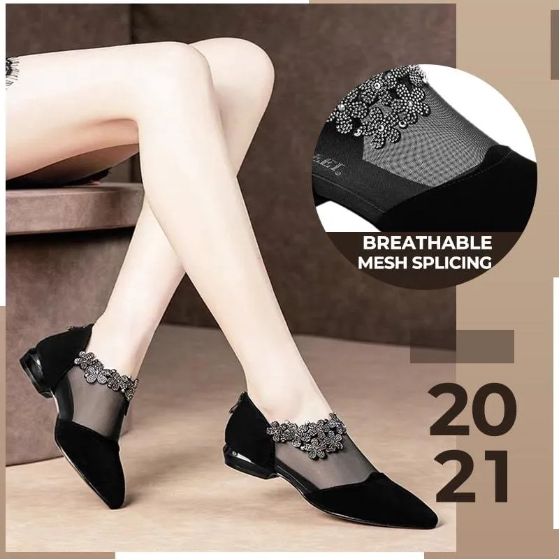 Luna | Pumps Mit Dickem Strassabsatz