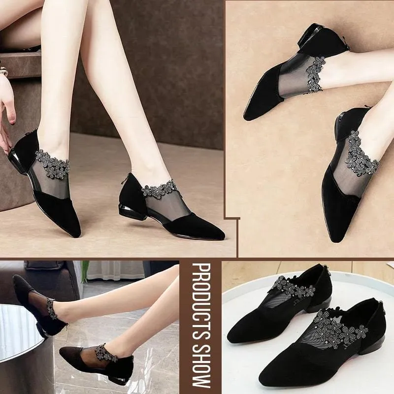 Luna | Pumps Mit Dickem Strassabsatz