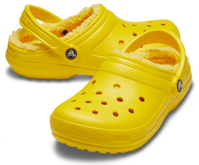 Crocs Unisex-Klassiker Lined Clog - Zitrone