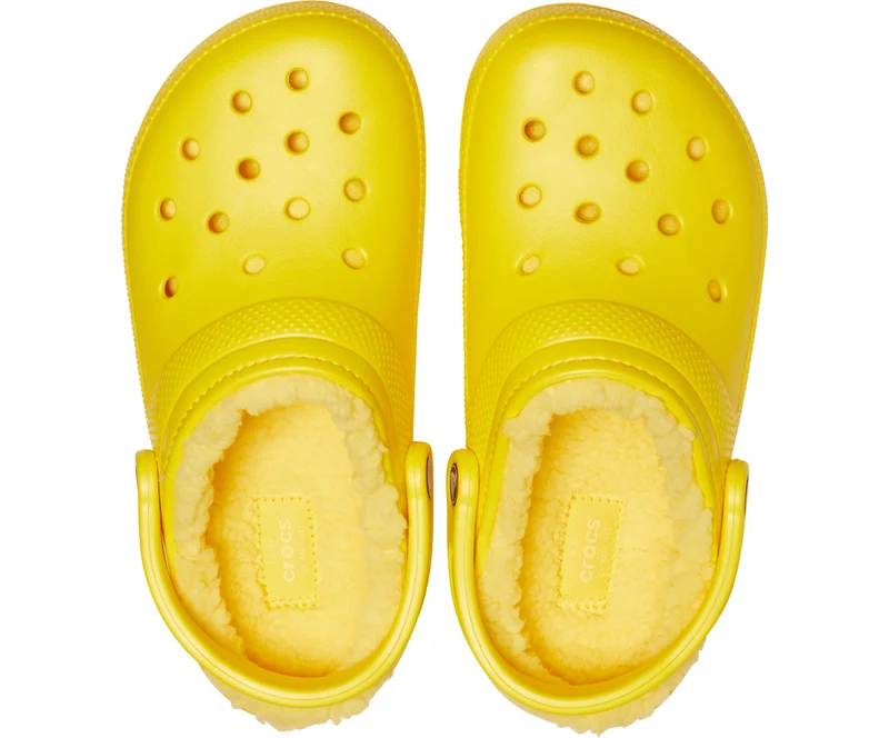 Crocs Unisex-Klassiker Lined Clog - Zitrone