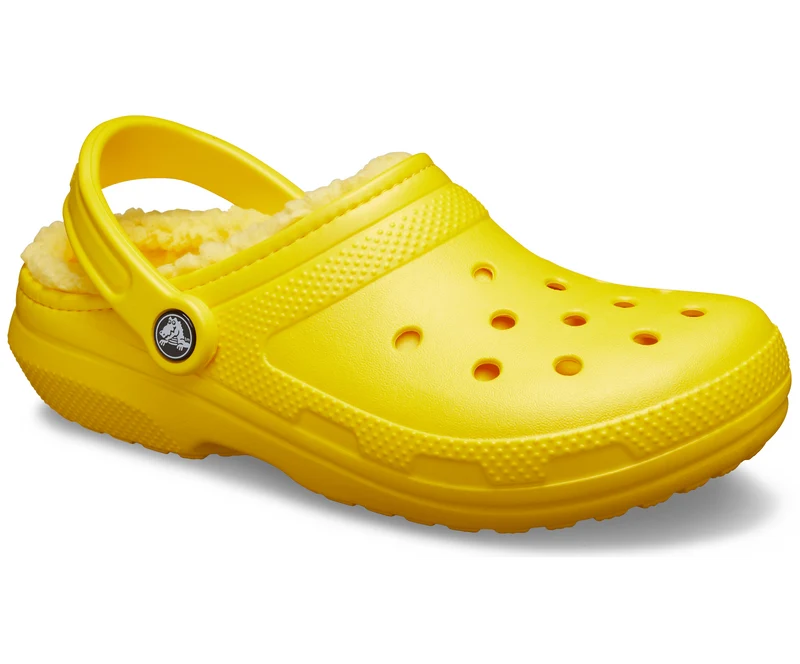 Crocs Unisex-Klassiker Lined Clog - Zitrone