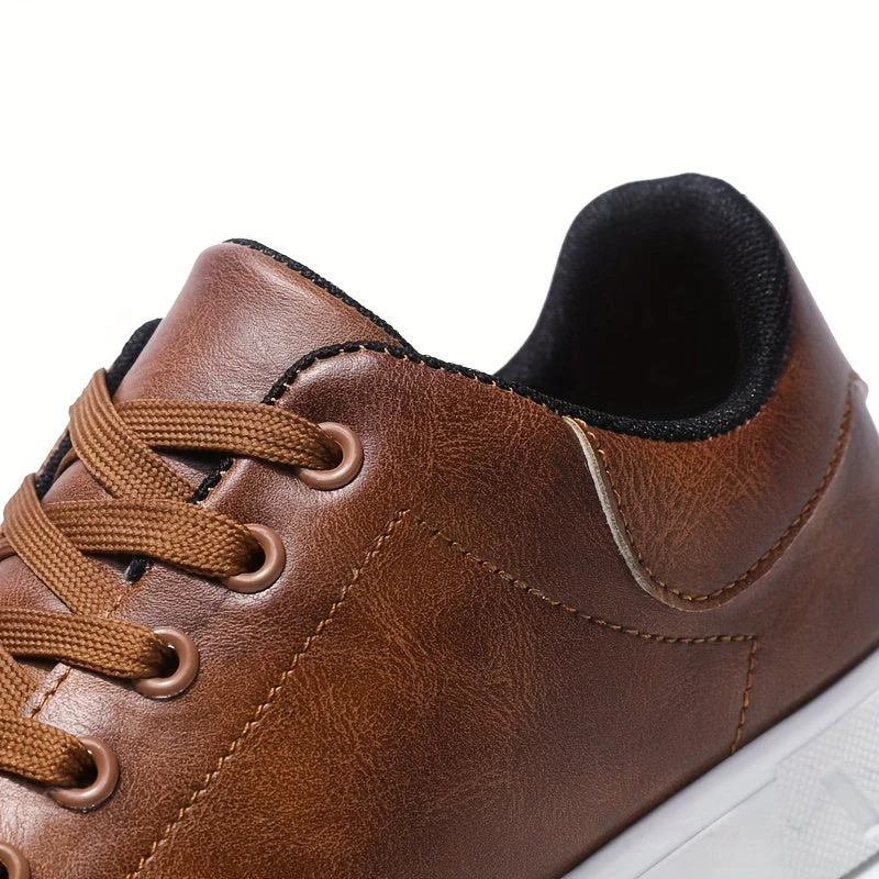 Rex | Herren Leder-Sneaker Low-Top Cupsole Casual