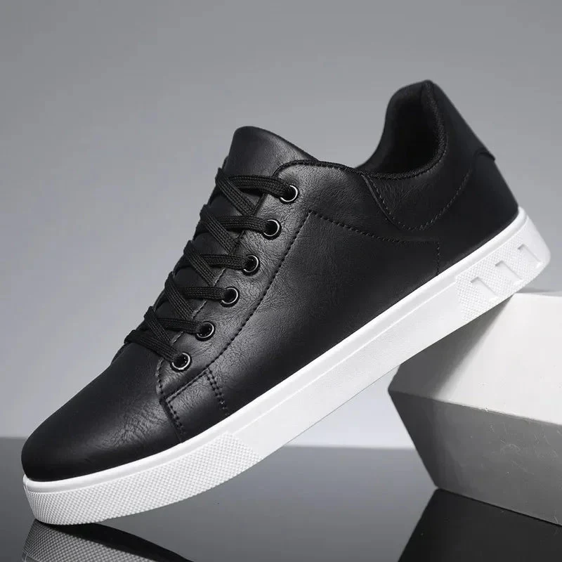 Rex | Herren Leder-Sneaker Low-Top Cupsole Casual