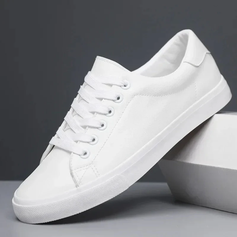 Rex | Herren Leder-Sneaker Low-Top Cupsole Casual