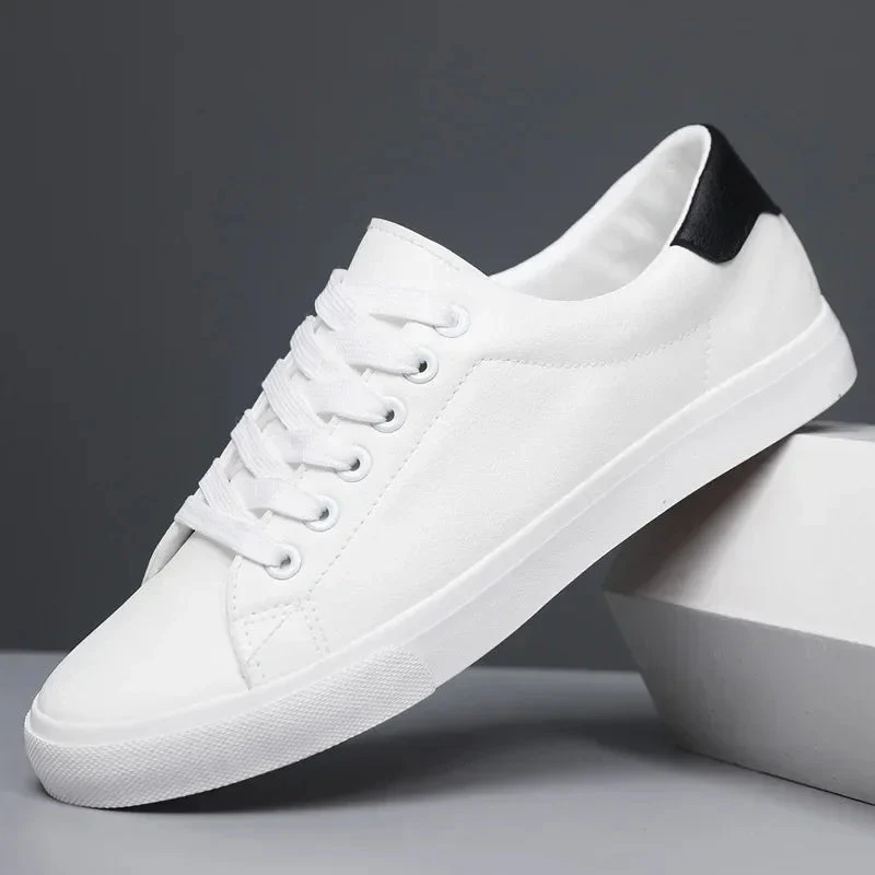 Rex | Herren Leder-Sneaker Low-Top Cupsole Casual