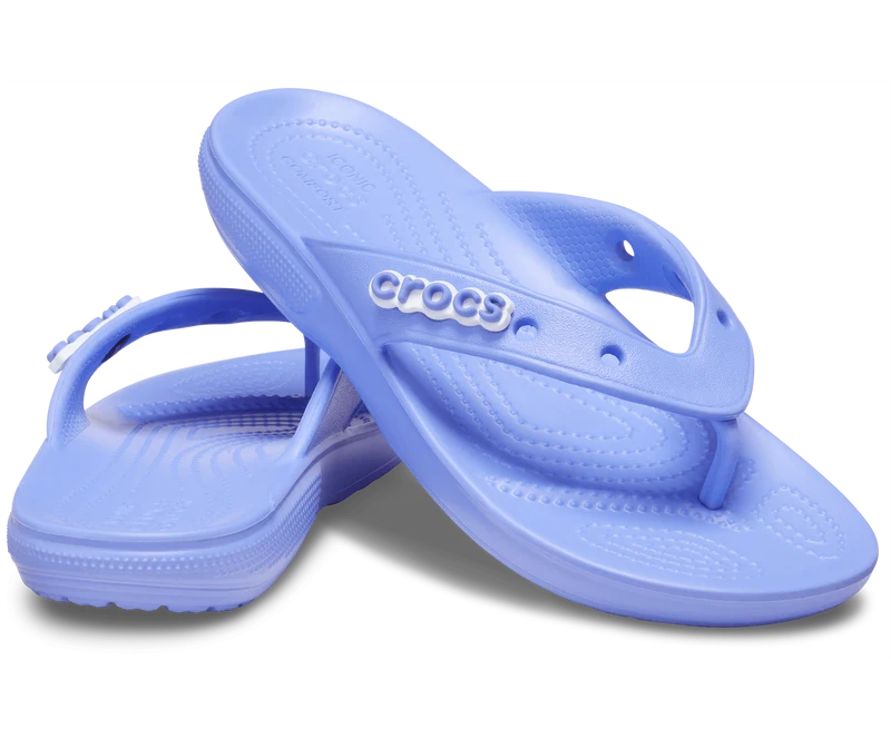 Crocs Klassischer Unisex-Flip-Flop – Digital Violet
