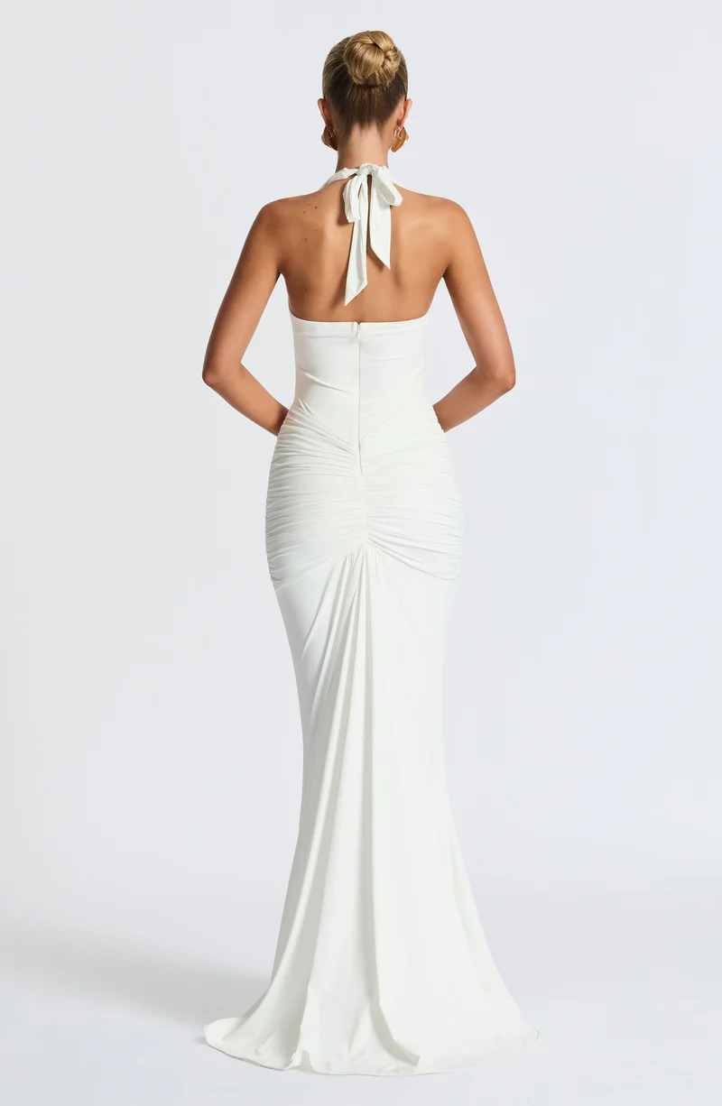 Bria | Fließendes Maxikleid Whisper Trail